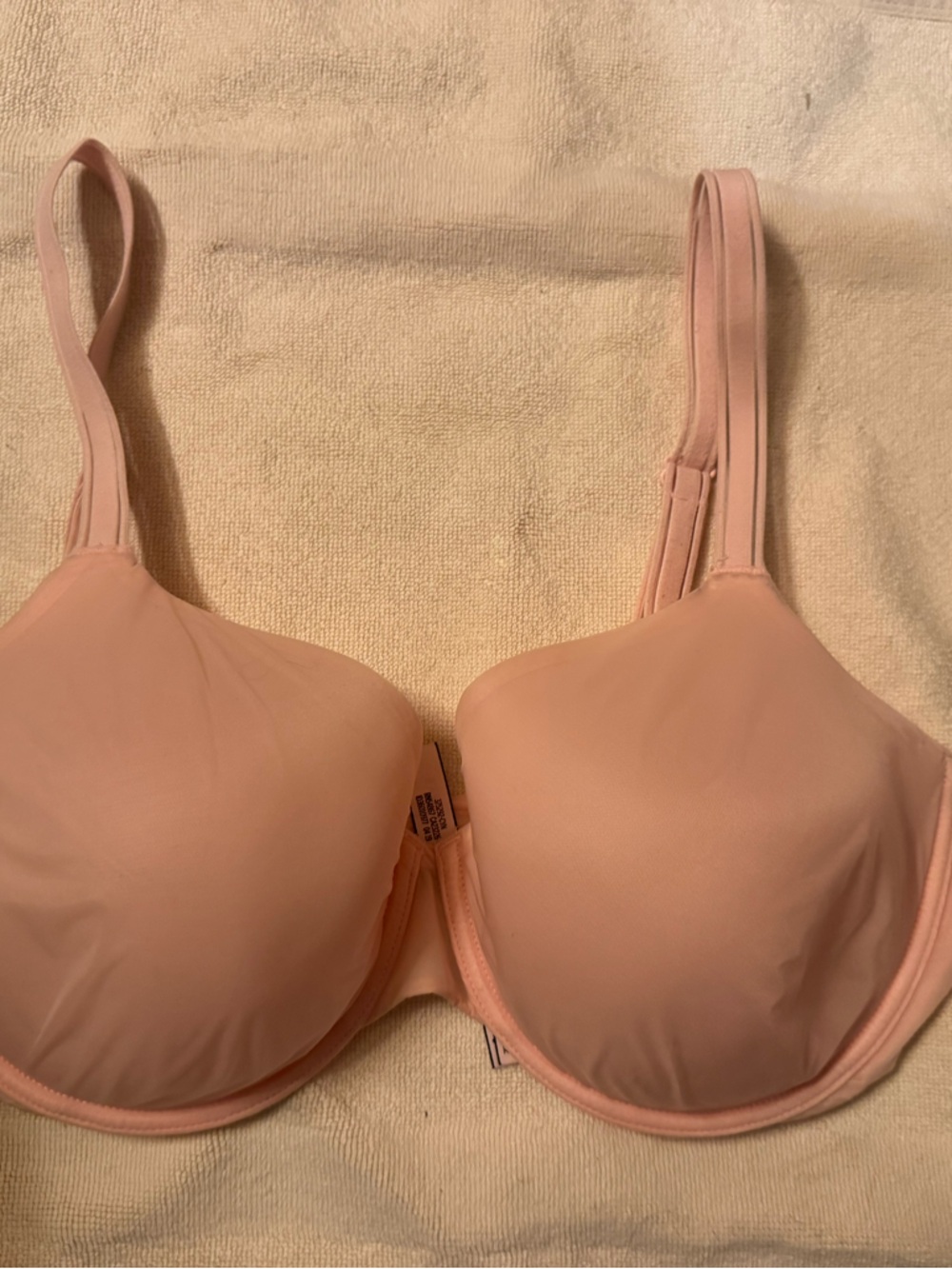 Victoria's Secret blush pink seamless bra 38D